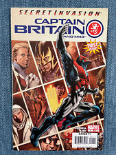 Captain Britain and MI13 #1 Marvel Comics 2008 NM Secret Invasion 1st Print