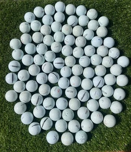 100 Titleist AVX Used Golf Balls WHITE - FREE SHIPPING - READ BELOW! - Picture 1 of 7