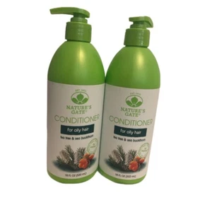 Natures Gate Conditioner Teebaum Sanddorn 18 fl oz für fettiges Haar Menge 2 - Bild 1 von 2