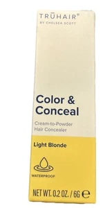 TRUHAIR Color & Conceal Light Blonde Hair Cream To Powder Hair Concealer 0.2oz - Picture 1 of 4