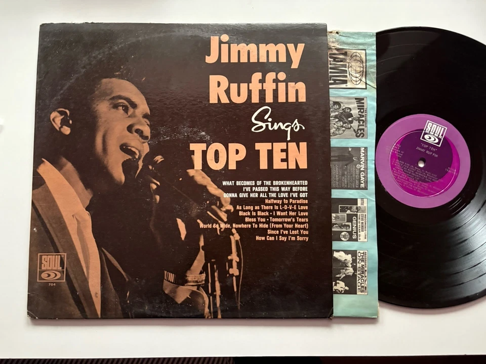 Jimmy Ruffin LP Top Ten Motown Soul NM ORIG - Image 1 of 1