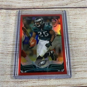 2013 Topps Chrome Lesean McCoy #15 Red Refractor /25 Eagles - Picture 1 of 2