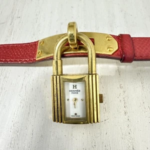 Reloj HERMES Kelly Vintage Color: Rojo Funcionando Usado Envío Gratis - Imagen 1 de 6