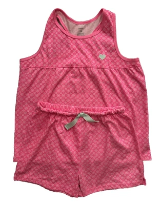 Carter's Girls Summer Pajama Set Size 14 -- Pink Tank and Shorts - Image 1 of 4