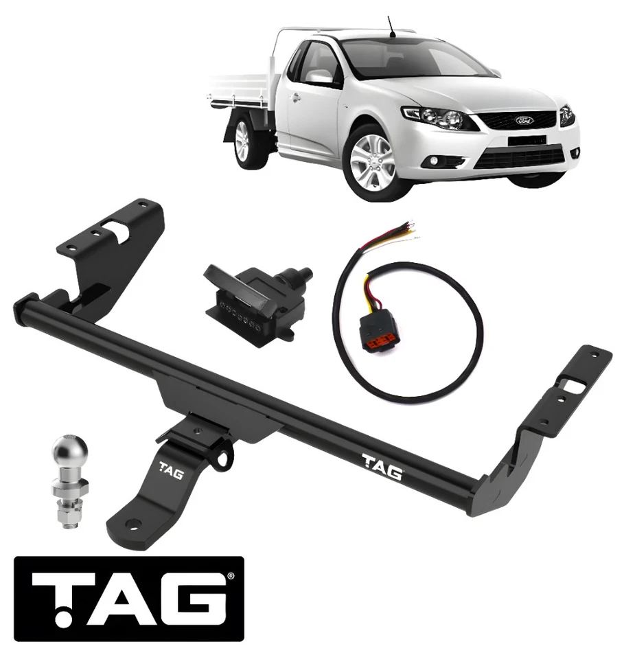 STD DUTY TOW BAR & WIRING KIT FOR FORD FALCON FG FG X ECOLPI 4.0L I6 CAB CHASSIS - image 1 of 1