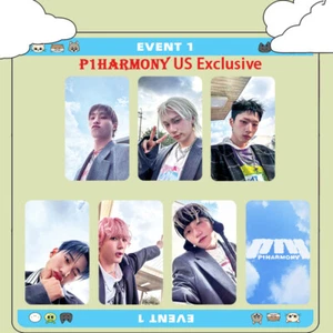 6pcs/set P1HARMONY DUH! US EXCLUSIVE Self Made Photo Cards HD Photocards - Picture 1 of 7
