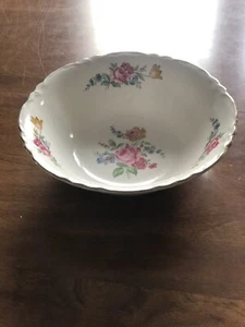Vintage Keramik Rose Servierschüssel: ohne Marke - Bild 1 von 2