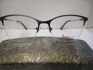 Love By Ellen DeGeneres FRERET BROWN Eyeglass Frames Women's 53-16-140-39V wCASE - Picture 1 of 7