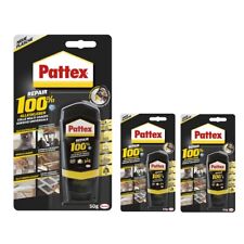 Henkel Pattex 100% 3x50g Alleskleber Universalkleber Lösemittelfrei Transparent 