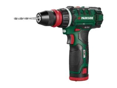 PARKSIDE 12 Volt Akku-Bohrschrauber Akkuschrauber mit Akku, Ladegerät u. Zubehör - Bild 1 von 4