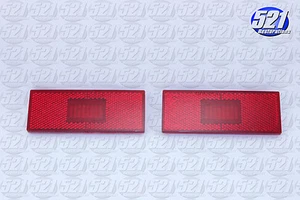 Par de lentes marcadoras traseras rojas para 70 Valiant RoadRunner GTX Duster 71 Demon Mopar - Imagen 1 de 2