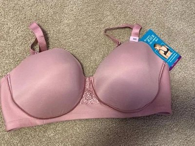 Nuevo con etiquetas Sujetador inalámbrico Vanity Fair Beauty espalda espalda más suave figura completa 71380 talla 38D Foto 1 de 2