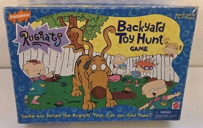 Juego de caza de juguete de patio trasero Rugrats vintage. Mattel Spike Buried Toys 1997 incompleto Foto 1 de 4