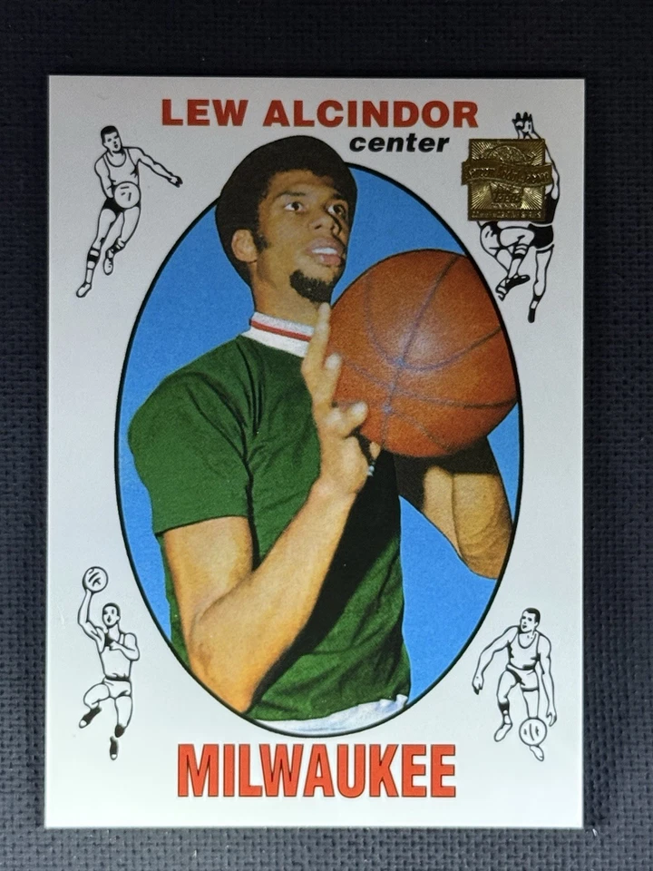 Topps Lew Alcindor #25 2001 reimpresión 69-70 Topps Milwaukee Bucks Foto 1 de 2