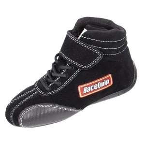 RaceQuip 30400910RQP Euro Carbon L Driving Shoes SFI 3.3/5 Toddler 10 Black - Picture 1 of 2