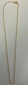 Jacmel Mauritius JCM Gold Over 925 Sterling Silver Necklace 11” - Picture 1 of 2