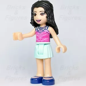 Friends LEGO® Emma Creative Artist Aqua Skirt Pink Top Minifigure 41379 41409 - Picture 1 of 3