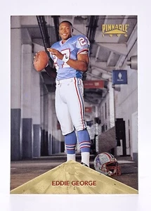 1996 Pinnacle Foil #170 Eddie George RC Tennessee Titans - Picture 1 of 2
