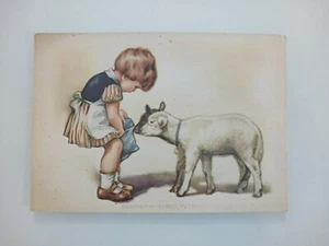 BAMBINI PECORE CARTOLINA EPOCA PICCOLO FORMATO - Picture 1 of 2