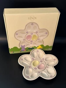 Lenox Peeps Just Born Chick Egg Platter Deviled Egg Plate Easter New - Picture 1 of 7