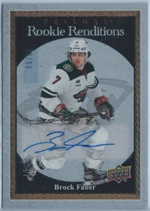 2023-24 Trilogy Rookie Renditions Auto Brock Faber 85/99 - Picture 1 of 2