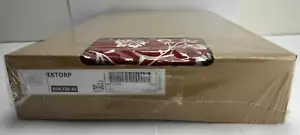 IKEA EKTORP Cover For 3-Seat Sofa, With Chaise Longue Virestad Red White - Picture 1 of 6