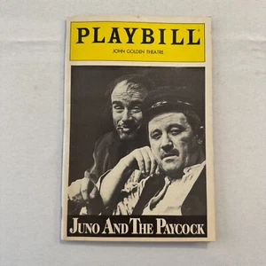 Juno and the Paycock Cast Signed Playbill 1988 Autographed Maureen Potter + - Picture 1 of 17