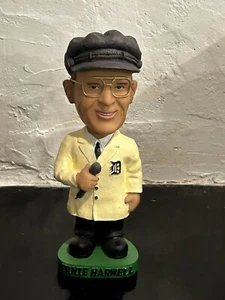 2002 Ernie Harwell Detroit Tigers HOF Announcer SGA Bobblehead In Original Box - Picture 1 of 6