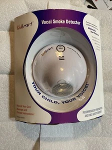 Kid Smart Vocal Smoke Detector Your Child Record Your Voice. New W/Original Box - Picture 1 of 5