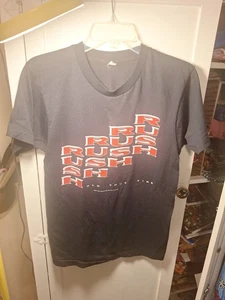 Vintage 1987 1988 RUSH Hold Your Fire Tour T Shirt Screen Stars World Cities - Picture 1 of 8