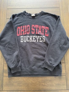 Ohio State Buckeyes Sweater Mens Large NCAA Basketball Crewneck Jerzees Pullover - Picture 1 of 5