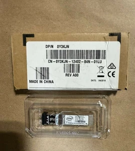 Intel 10GbE SFP+SR 850nm Transceiver X520 AFBR-709DMZ-IN2 Y3KJN - Picture 1 of 4