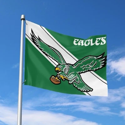 Bandera del equipo de fútbol americano Philadelphia Eagles de 3x5 pies Foto 1 de 4