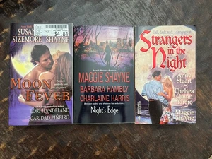 Lot of 3 Books Short Story Collections Maggie Shayne Charlaine Harris Romance - Picture 1 of 4