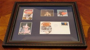 Colección de arte y estampillas enmarcadas de Walt Disney Las aventuras de Ichabod y el Sr. Sapo - Imagen 1 de 1