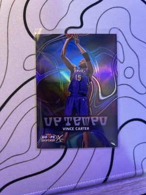 1999-00 Skybox NBA Hoops VINCE CARTER Up Tempo Holofoil /1989 Raptors #8UT - Image 1 of 2