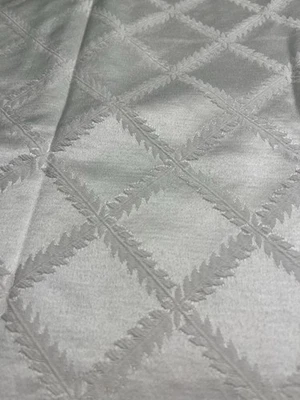 Lenox Laurel Leaf Ivory White 70x104” Oblong Tablecloth - Image 1 of 4