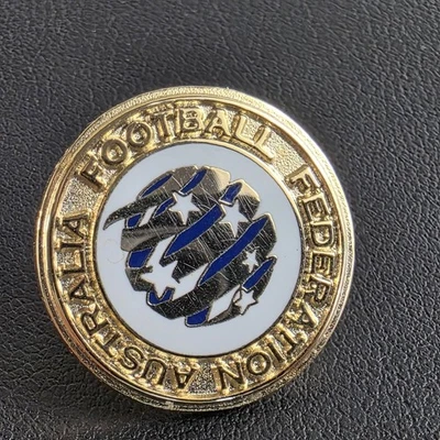 Small Round Australia Football Association Badge Pin Soccer Australia - image 1 of 4