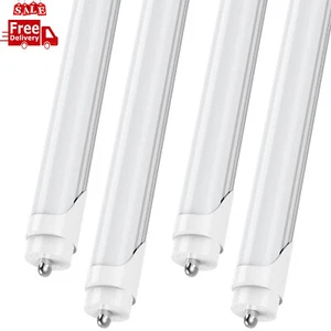 T8 FA8 LED Tube Light Bulbs 72W 6000K Single Pin Garage Ceiling Lamp Shop Lights - Picture 1 of 10