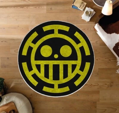 One Piece Rug, Mugiwara Logo Rug, One Piece Decoration, Luff Decoration - Image 1 of 4