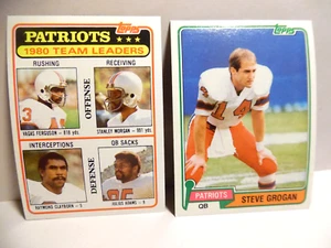 1981 TOPPS FOOTBALL NEW ENGLAND PATRIOTS 23 CARD TEAM SET NM/MT - Picture 1 of 1