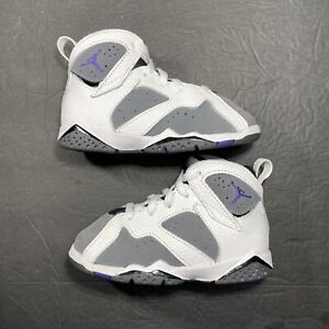 Air Jordan 7 Retro ‘Flint Grey’ DJ2776-100 Td Toddler Baby Boy Size 8C