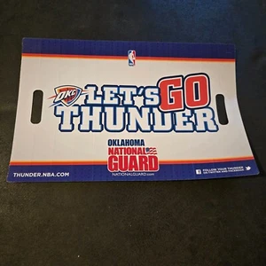 OKC Thunder NBA Playoffs Clapper Noisemaker – 11x17 Fold-Out Fan Double-Sided - Picture 1 of 8