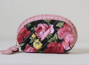 coin purse quilt wallet zipper bag 4" x 2.75"x 1.5" - Picture 1 of 3