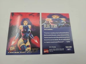 1995 Fleer Ultra, X-Men, Marvel, #97 Psylocke, X-Men Blue Team - Picture 1 of 2