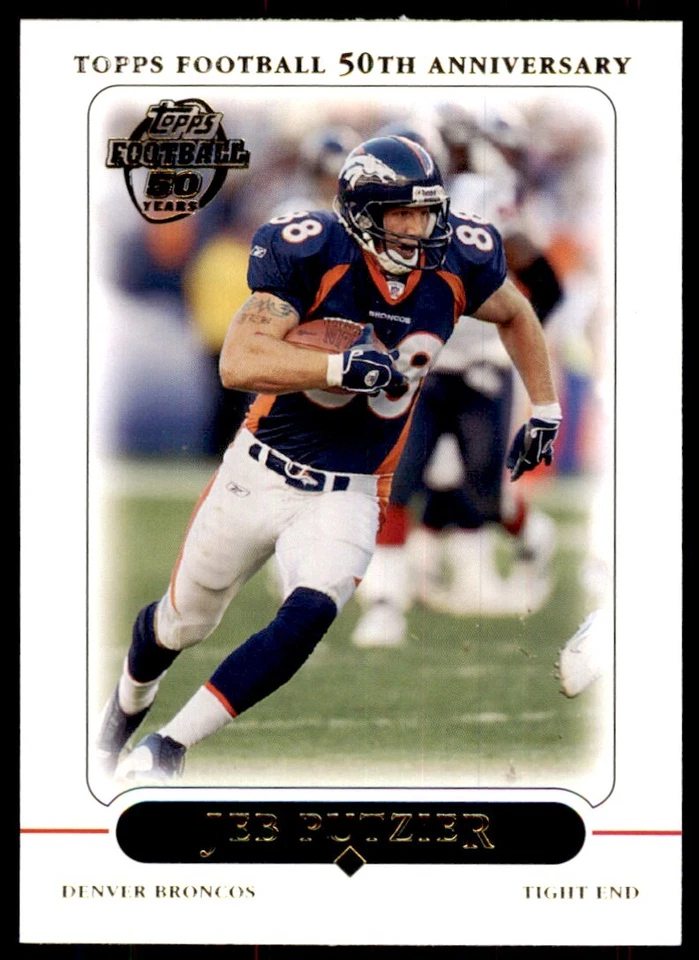2005 TOPPS JEB PUTZIER DENVER BRONCOS #73 - Image 1 of 2