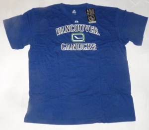 NEW NHL Vancouver Canucks Ice Hockey BIG & TALL T Shirt Men 2XL XXL Majestic NWT - Picture 1 of 1