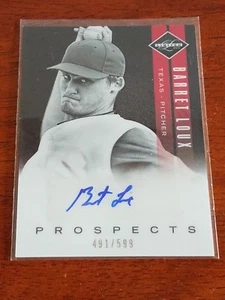 Barret Loux 2011 Limited Prospects Signatures #28 numbered 491/599 - Picture 1 of 1