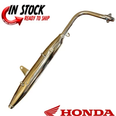 Silenciador de escape Honda 1969-1971 Trail CT70 CT70H genuino OEM 183A0-098-673 Foto 1 de 4