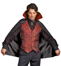 Love at First Bite Vampire Costume, Dreamgirl 7501, Men's 3 Piece, Size XL, XXL